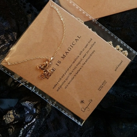 🆕️Life is Magial Unicorn Reminder Necklace - Picture 2 of 5